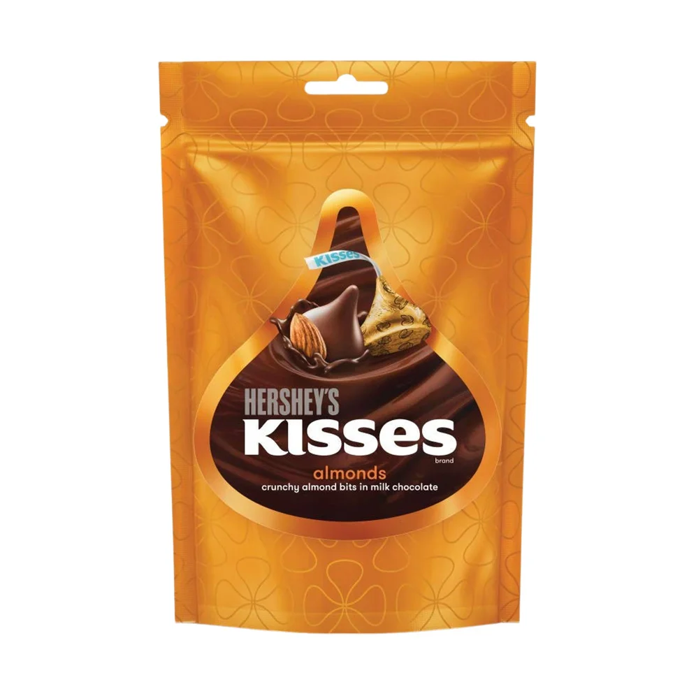 HERSHEYS Kisses Almonds Crunchy Bits in Milk Chocolate Toffees