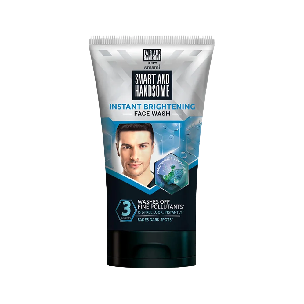 FAIR AND HANDSOME Instant Brightening Face Wash for Washes Off Fine Pollutants