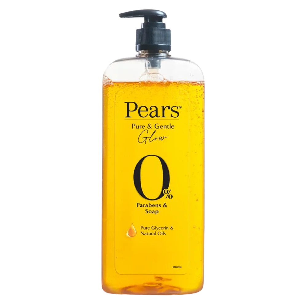 Pears Pure and Gentle Body Wash with 98% Pure Glycerin and Natural Oils with 0% Parabens and Soap