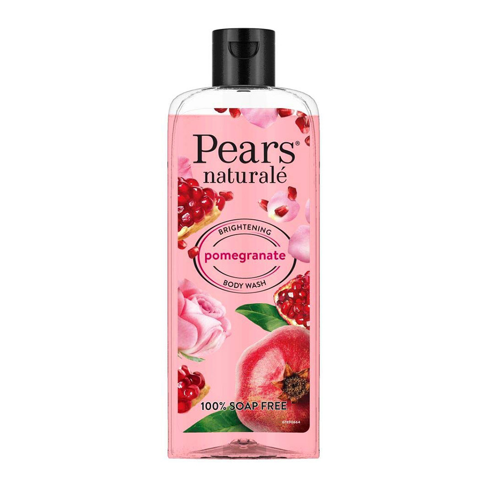 Pears Naturale Pomegranate Brightening Body Wash with 100% Soap Free