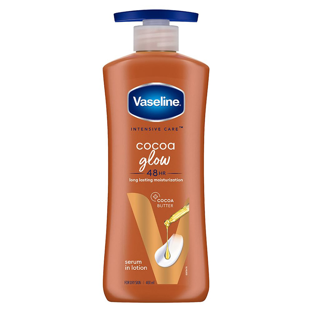 Vaseline Cocoa Glow Body Lotion with Serum in Lotion plus Cocoa Butter for Dry Skin