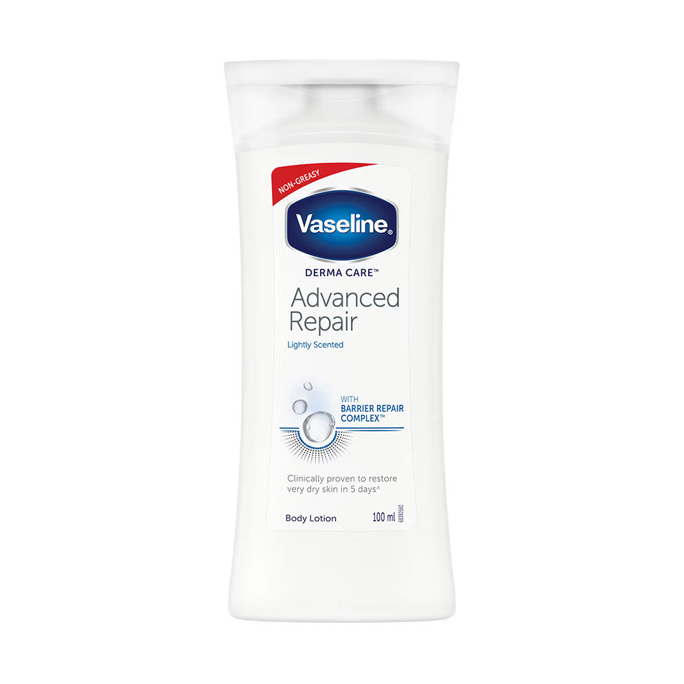 Vaseline Advanced Repair Lightly Scented Body Lotion with Barrier Repair Complex