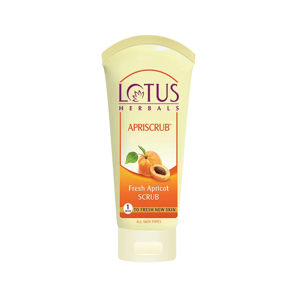 LOTUS HERBALS Apriscrub Fresh Apricot Scrub for All Skin Types