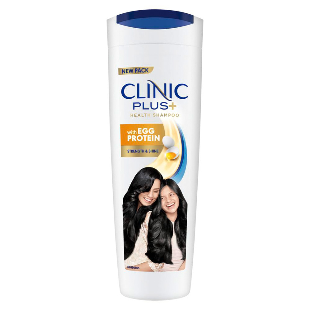 CLINIC PLUS+ Egg Protein Health Shampoo for Strength and Shine