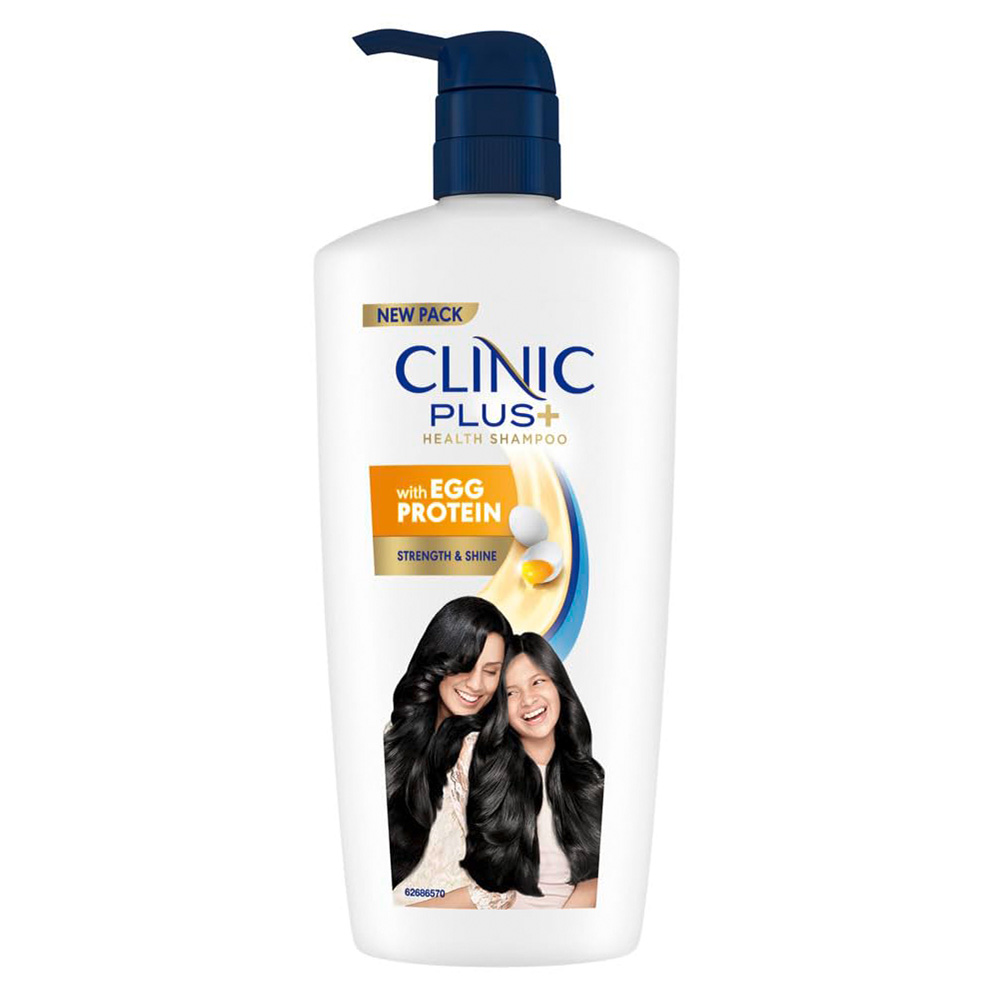CLINIC PLUS+ Egg Protein Health Shampoo for Strength and Shine