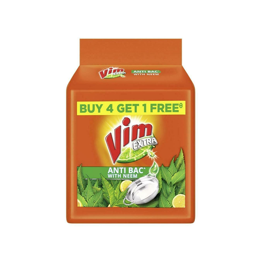 Vim Extra Anti Bac with Neem Dishwash Bar