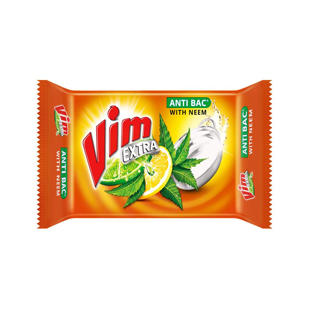 Vim Extra Anti Bac with Neem Dishwash Bar