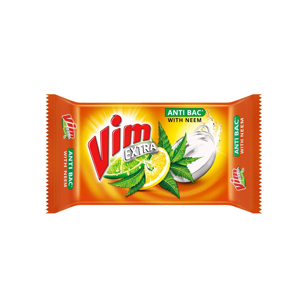 Vim Extra Anti Bac with Neem Dishwash Bar