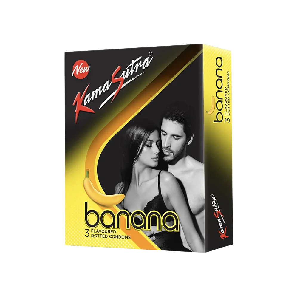 KamaSutra Banana Flavoured Dotted Condoms