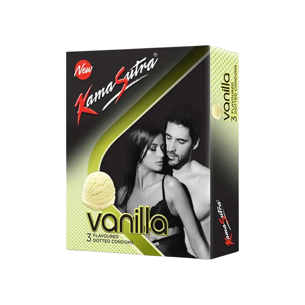 KamaSutra Vanilla Flavoured Dotted Condom
