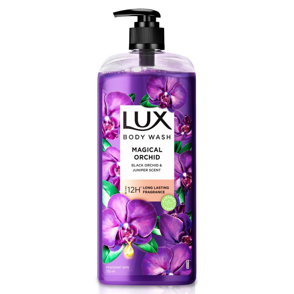 LUX Magical Orchid Body Wash with Black Orchid and Juniper Scent
