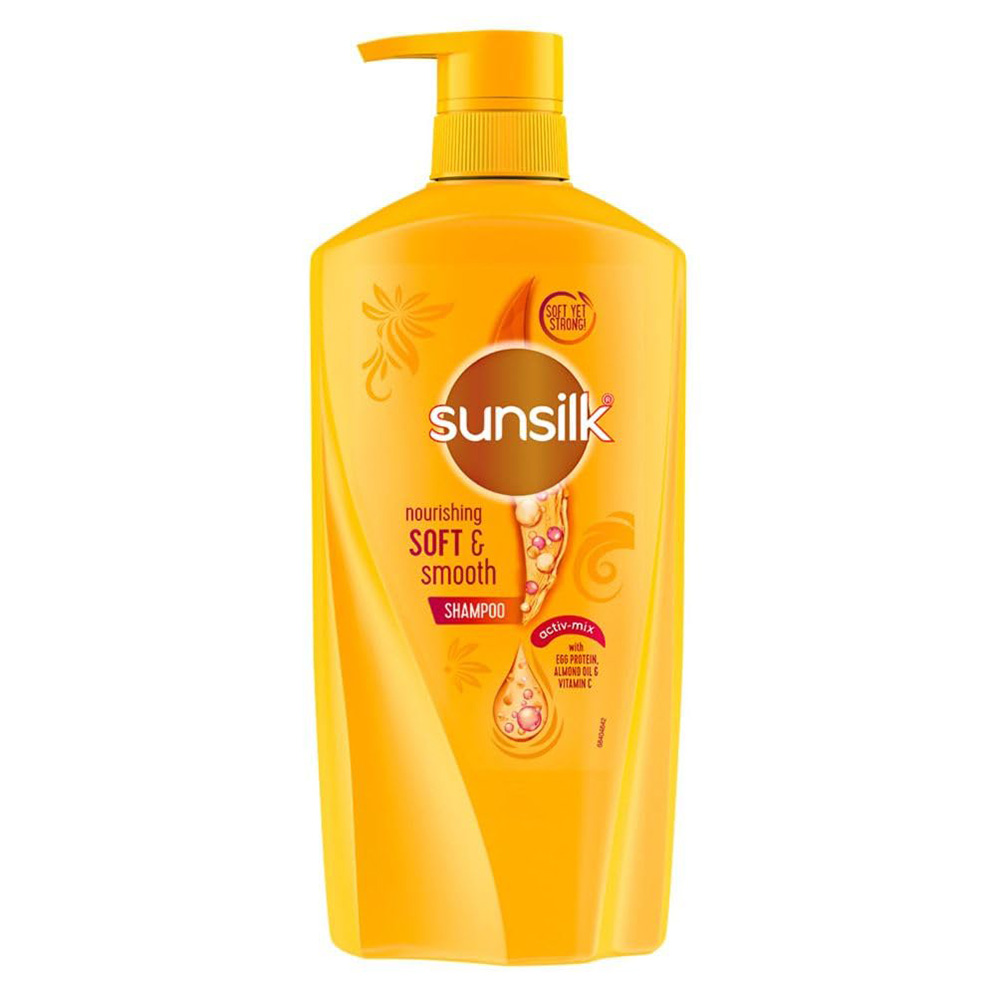sunsilk Nourishing Soft and Smooth Shampoo Activ Mix with Egg Protein Almond Oil and Vitamin C