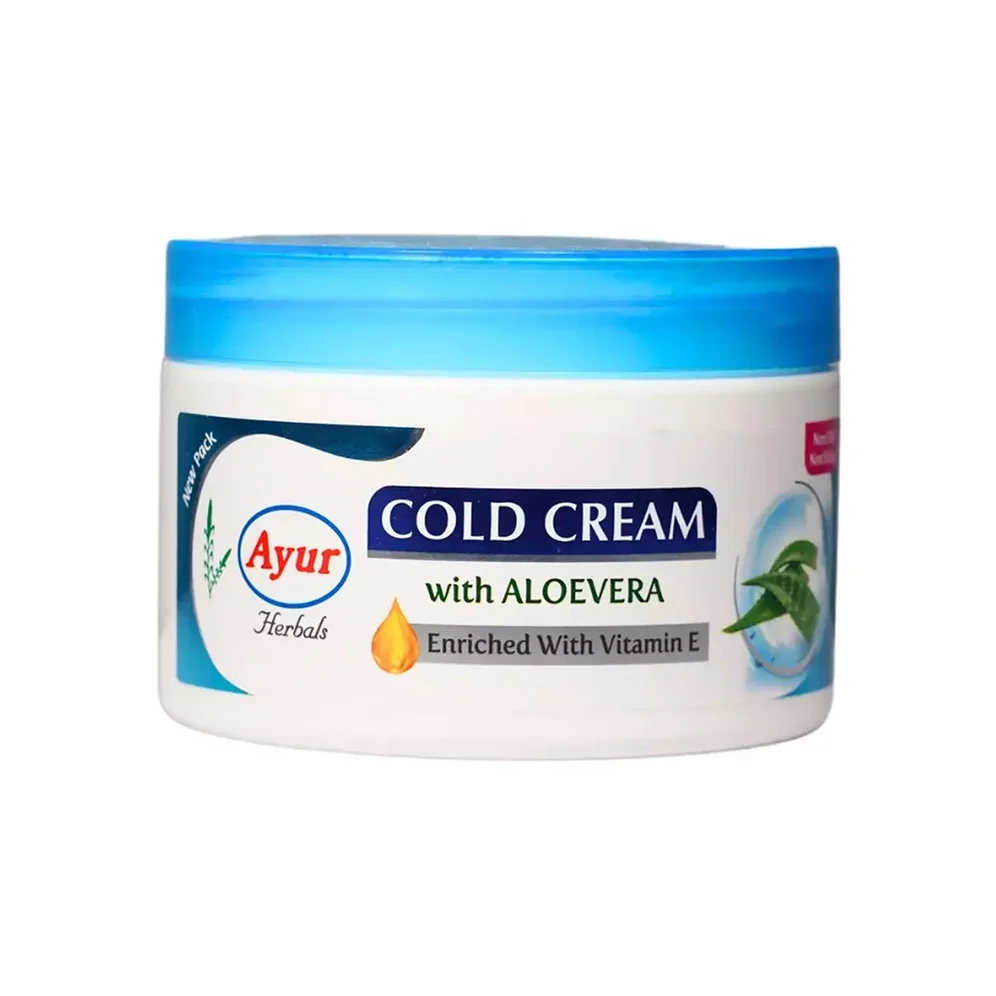 Ayur Herbals Cold Cream with Aloe Vera and Extra Vitamin E