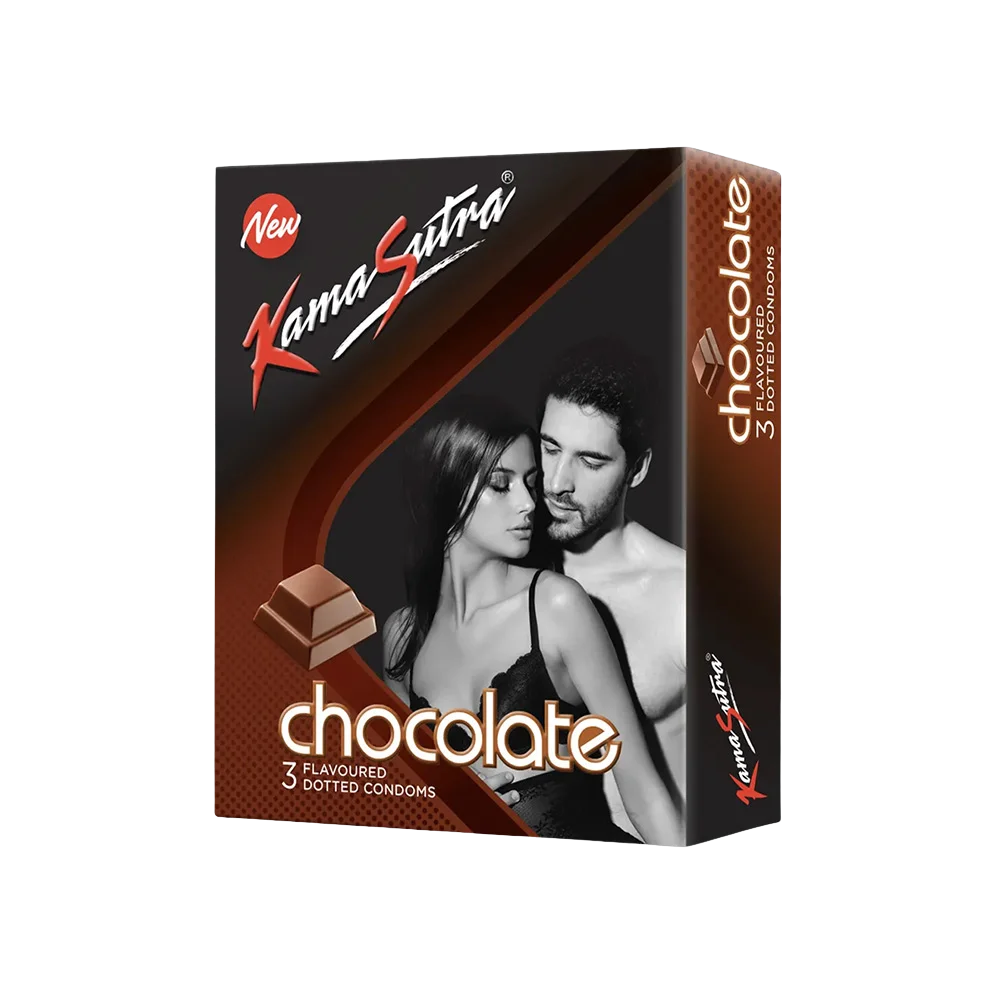 KamaSutra Chocolate Flavoured Dotted Condom