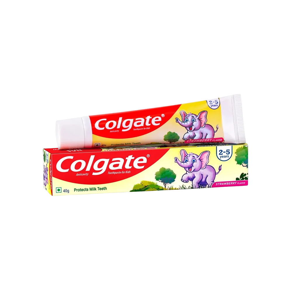 Colgate Strawberry Flavor 2 to 5 Years Anticavity Kids Toothpaste