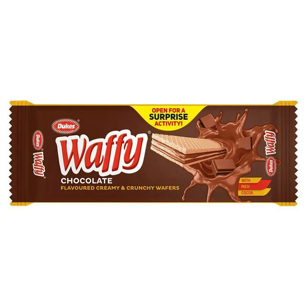 Dukes Waffy Chocolate Flavoured Creamy and Crunchy Wafers