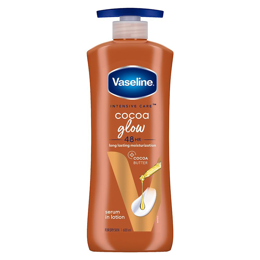 Vaseline Cocoa Glow Body Lotion with Serum in Lotion plus Cocoa Butter for Dry Skin