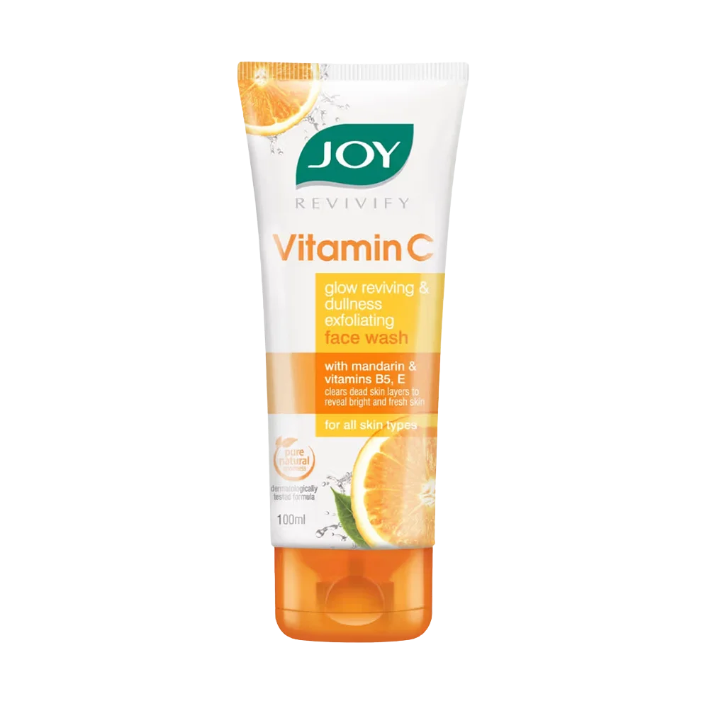 JOY Revivify Vitamin C Face Wash for Glow Reviving and Dullness Exfoliating