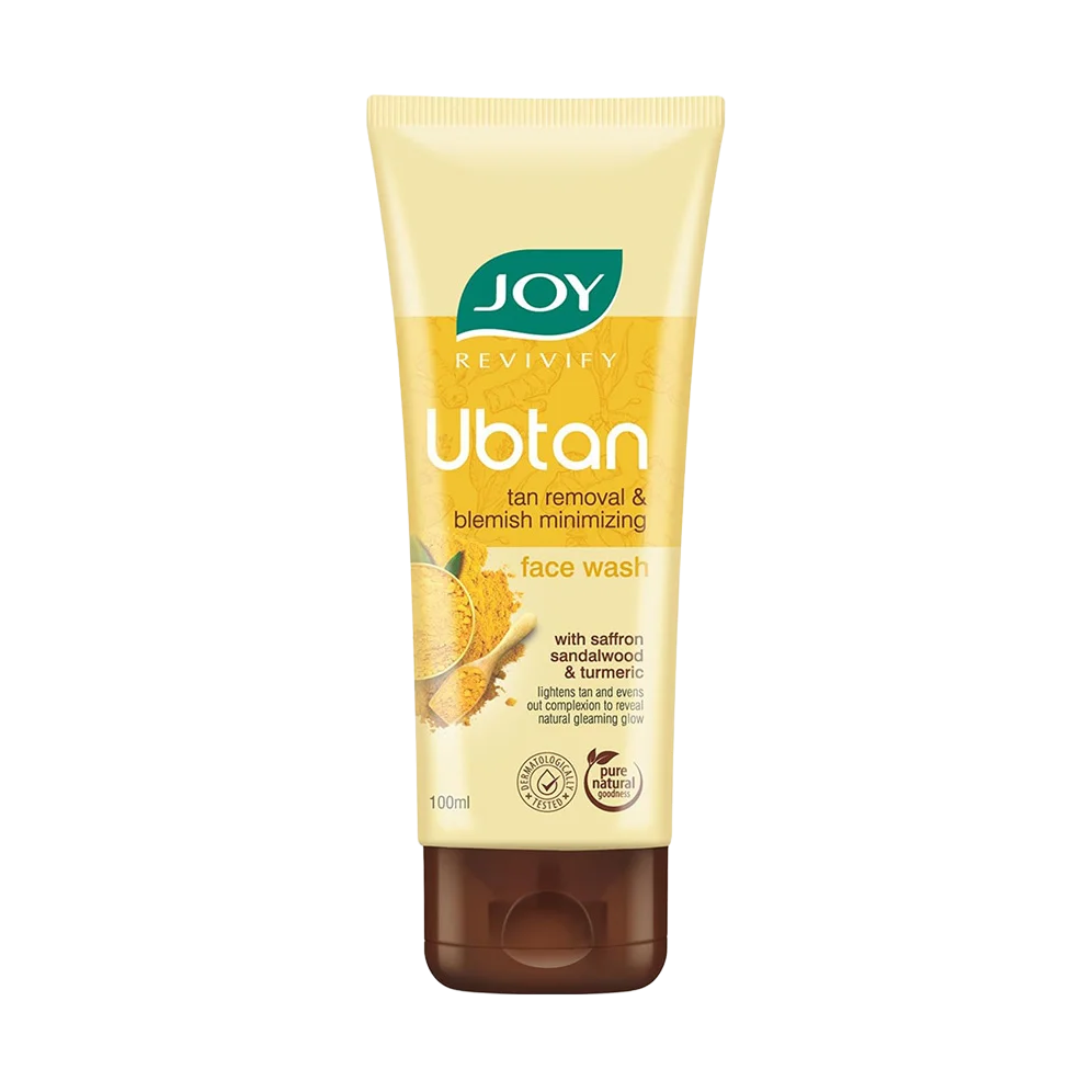 JOY Revivify Ubtan Face Wash for Tan Removal and Blemish Minimizing