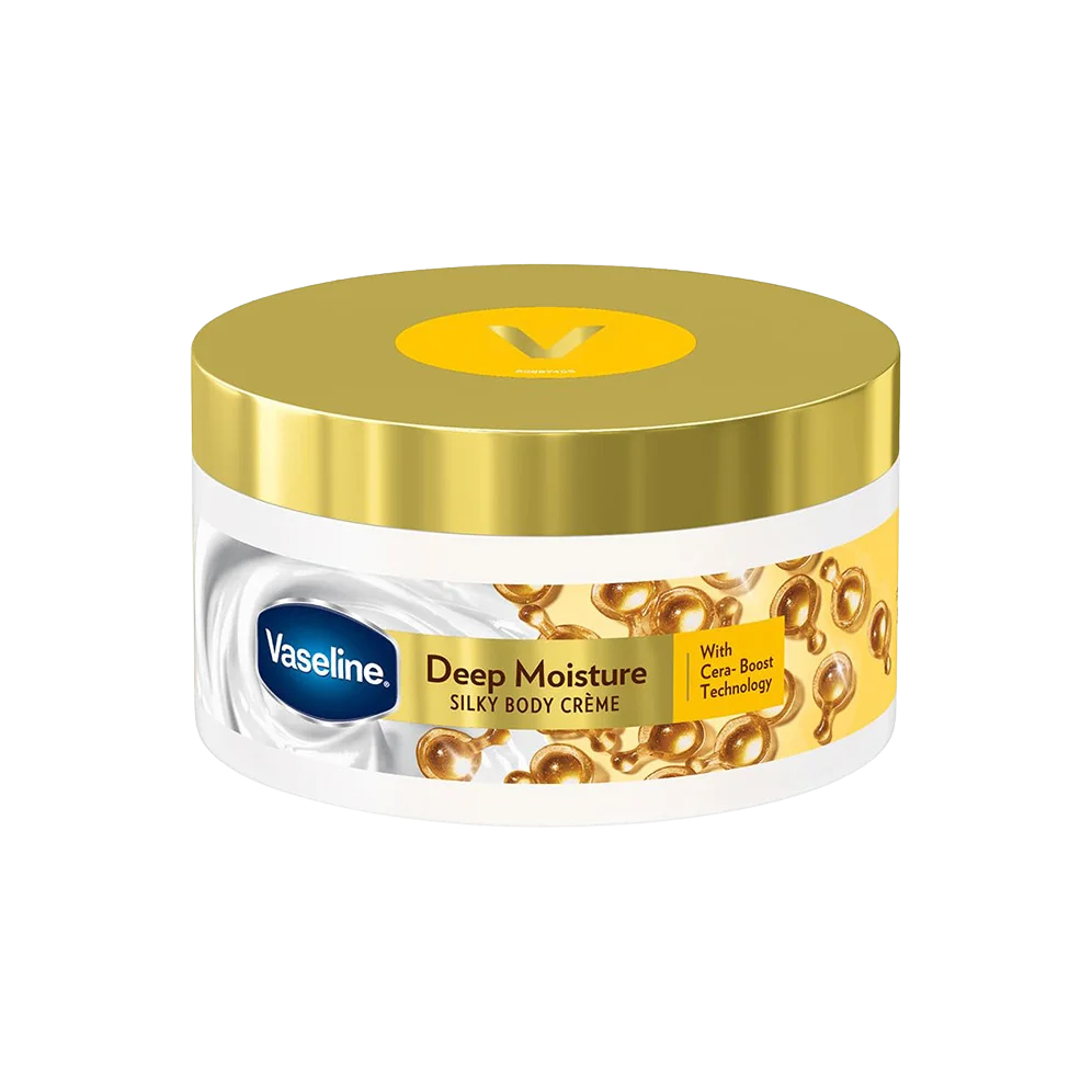 Vaseline Deep Moisture Silky Body Creme with Cera Boost Technology