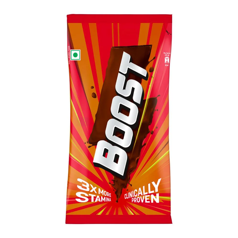 BOOST 3 X More Stamina Health and Nutrition Drink Pouch