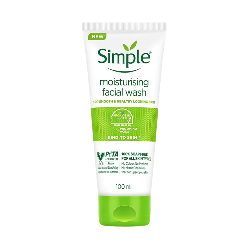Simple Moisturising Facial Wash for Smooth and Healthy Looking Skin