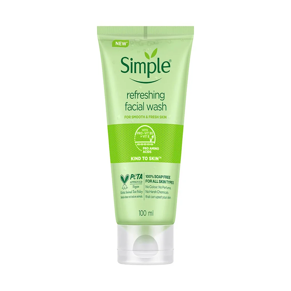 Simple Refreshing Facial Wash for Smooth and Fresh Skin
