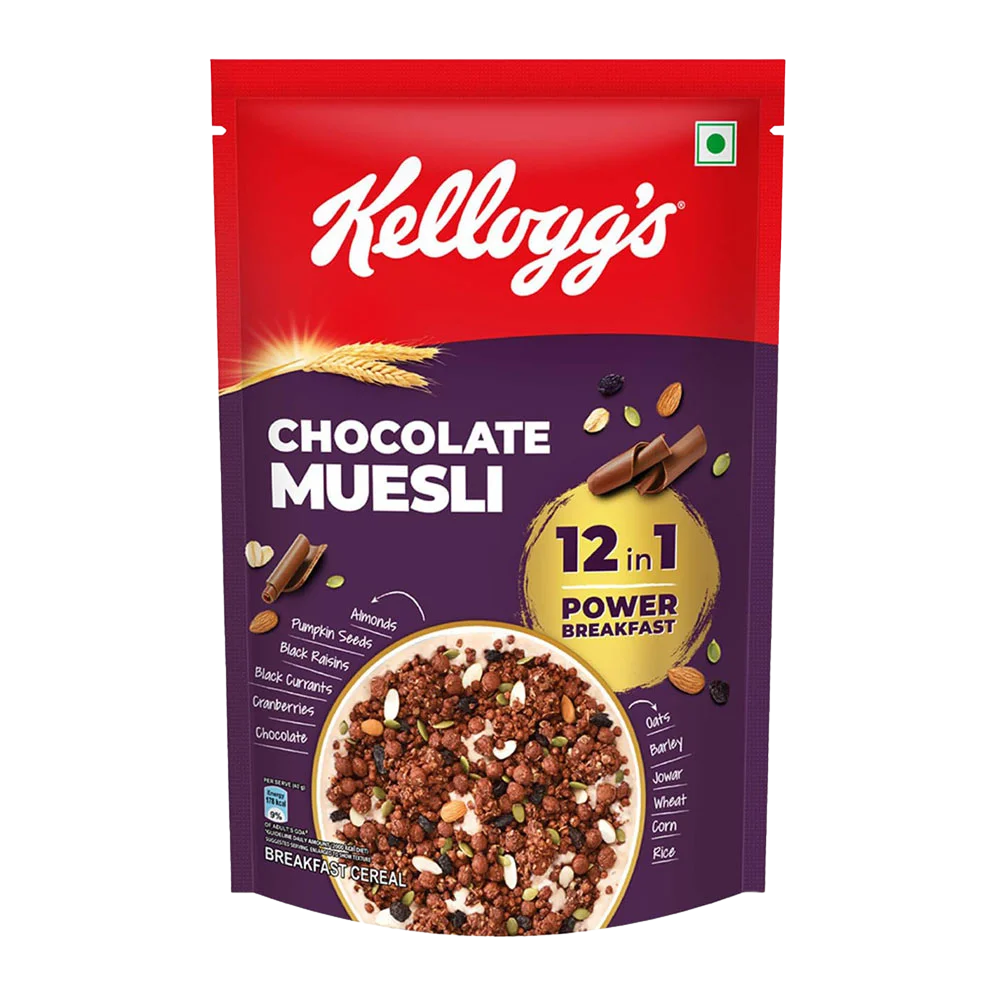 Kelloggs Chocolate Muesli Pouch