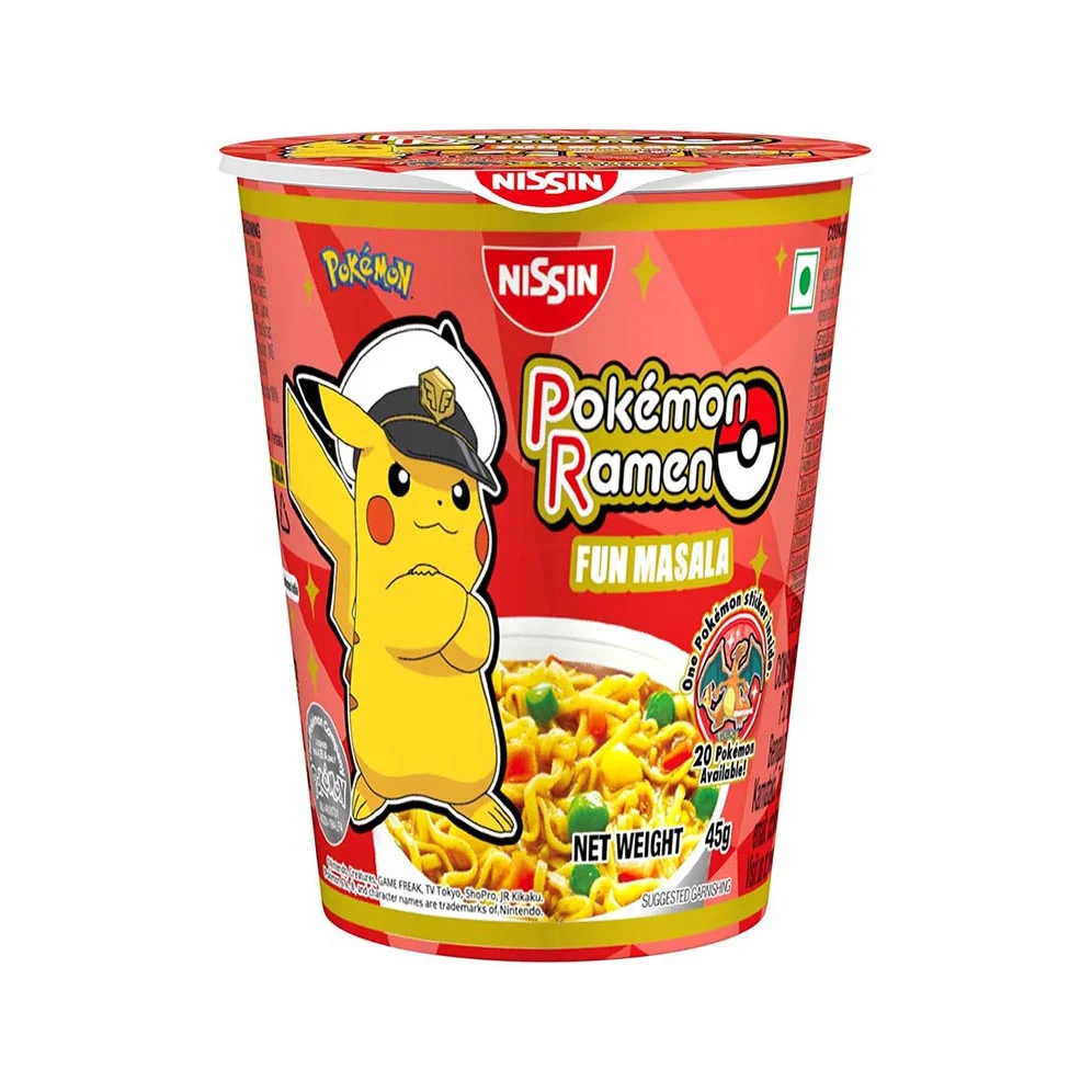 CUP NOODLES Pokemon Ramen Fun Masala