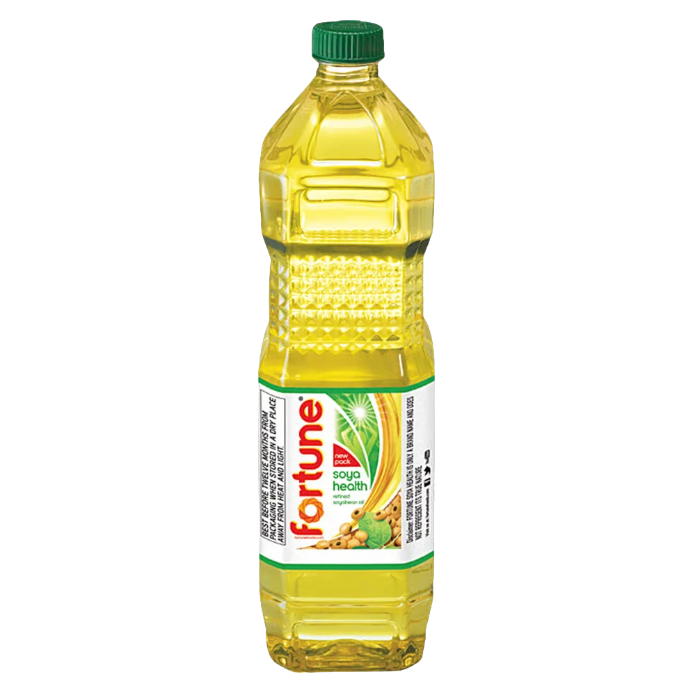 fortune Soya Health Refined Soyabean Oil Bottle