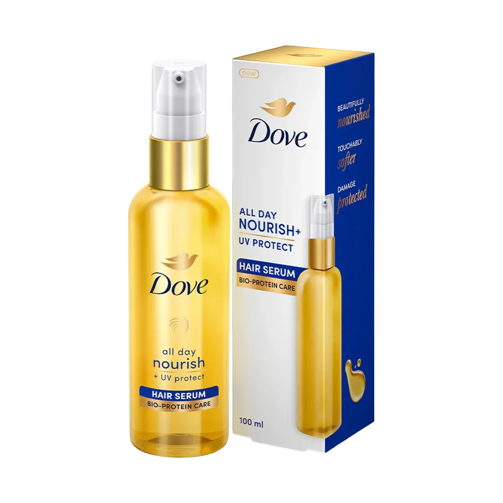 Dove All Day Nourish+ UV Protect Hair Serum with Bio Protein Care
