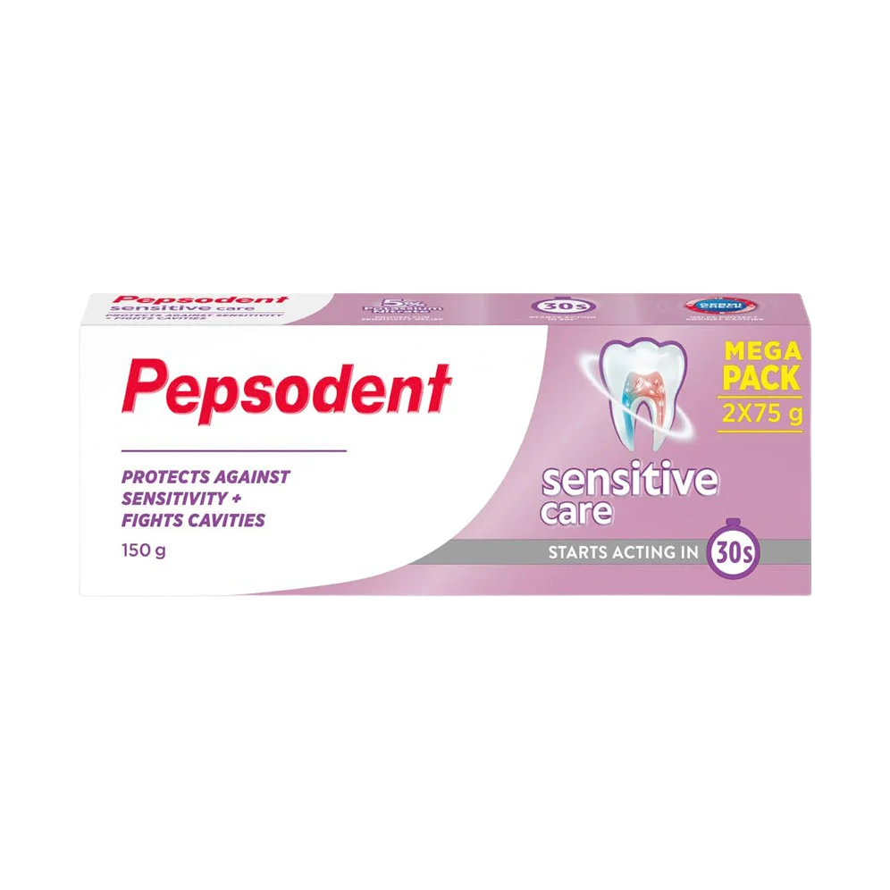 Pepsodent Sensitive Care Toothpaste for Protects Against Sensitivity + Fights Cavities