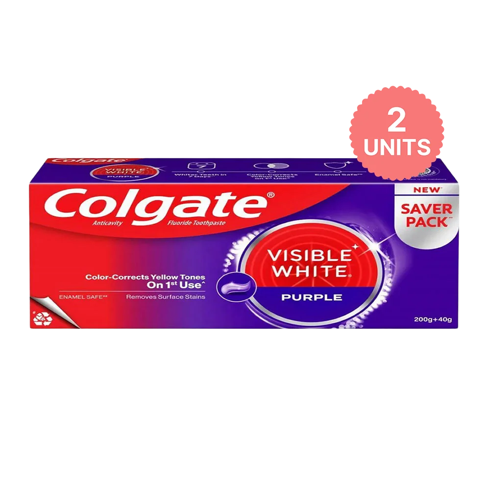 Colgate Visible White Purple Anticavity Fluoride Toothpaste