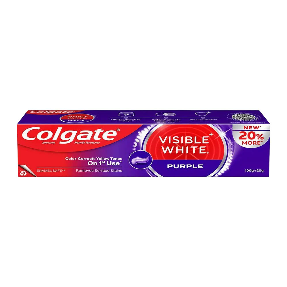 Colgate Visible White Purple Anticavity Fluoride Toothpaste