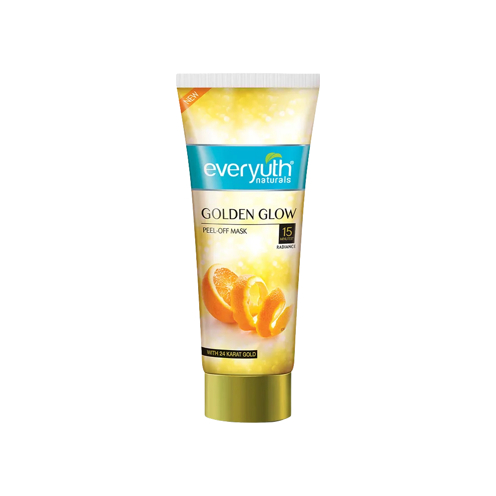 everyuth naturals Golden Glow Peel Off Mask with 24K Gold