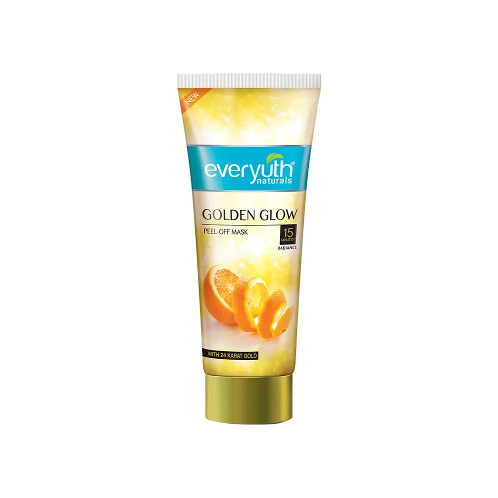 everyuth naturals Golden Glow Peel Off Mask with 24K Gold