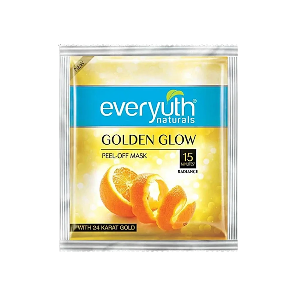 everyuth naturals Golden Glow Peel Off Mask with 24K Gold