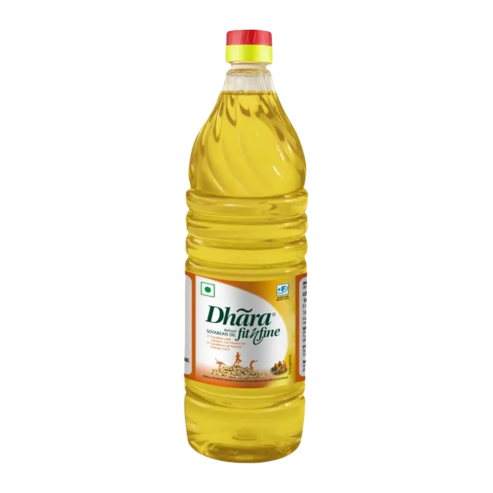 Dhara Refined Soyabean Oil Bottle