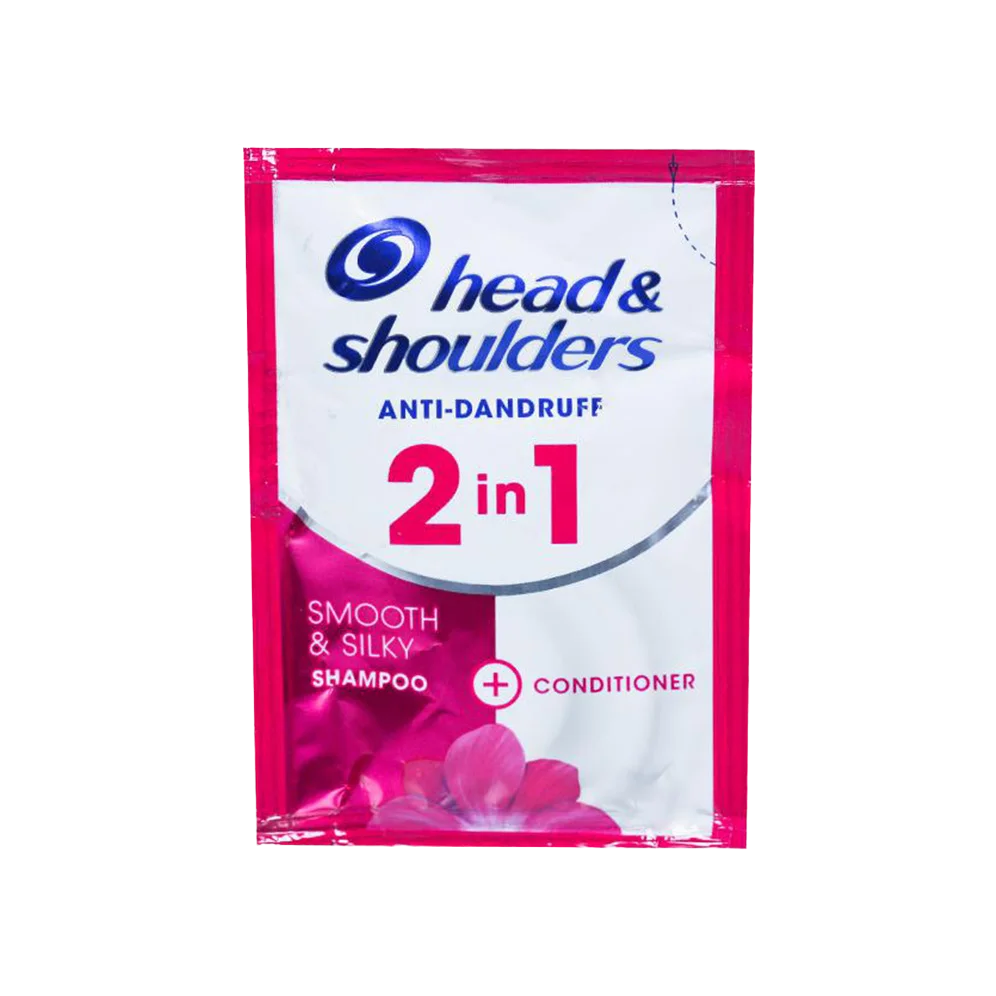 head and shoulders Smooth and Silky 2in1 Anti Dandruff Shampoo + Conditioner Sachet