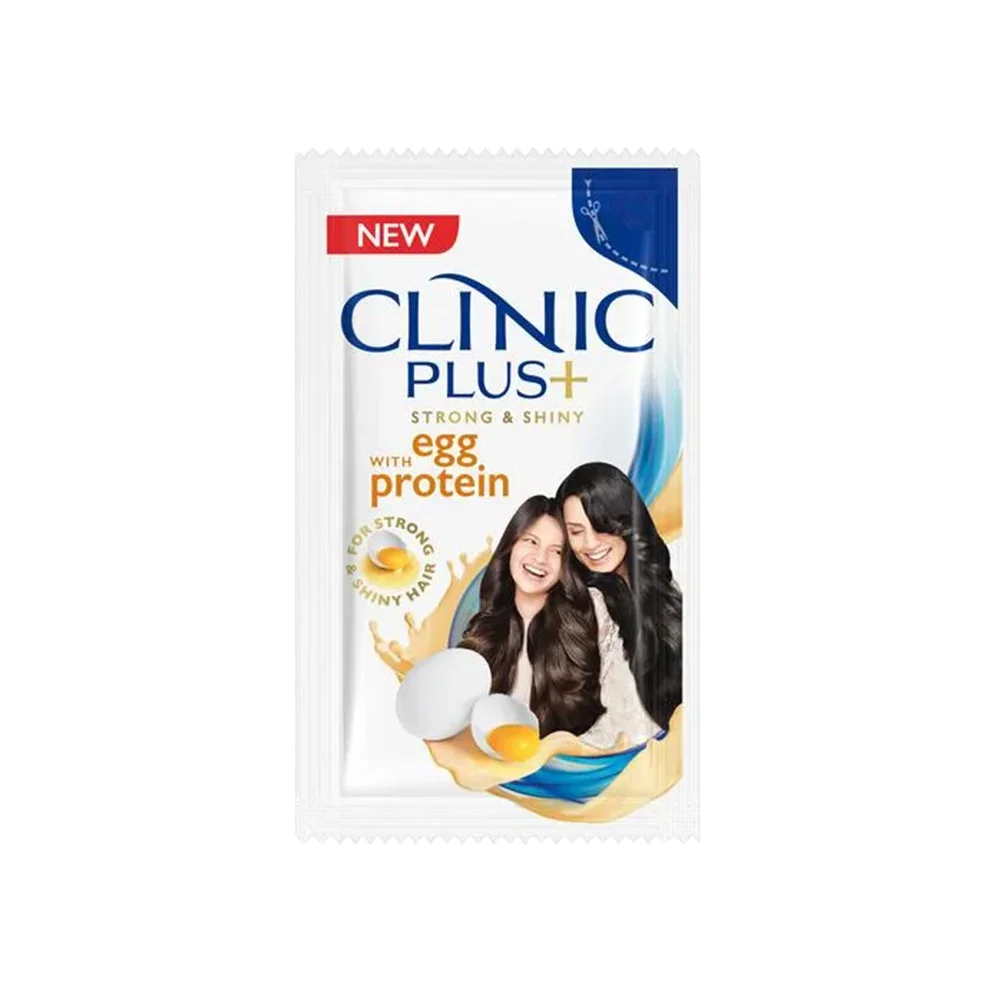 CLINIC PLUS+ Egg Protein Health Shampoo for Strength and Shine Sachet