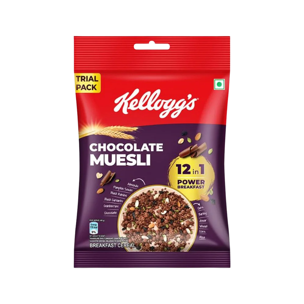 Kelloggs Chocolate Muesli Pouch