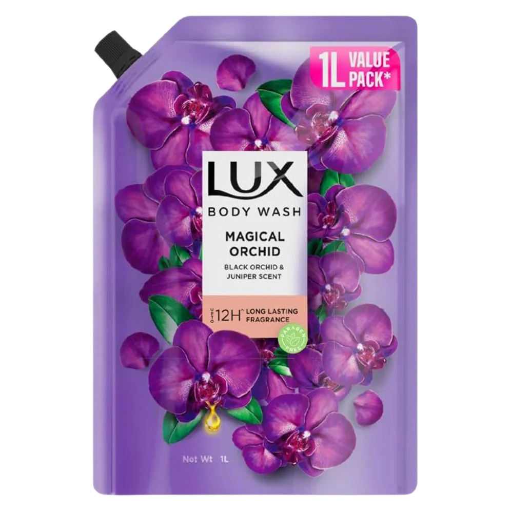 LUX Magical Orchid Body Wash with Black Orchid and Juniper Scent Refill
