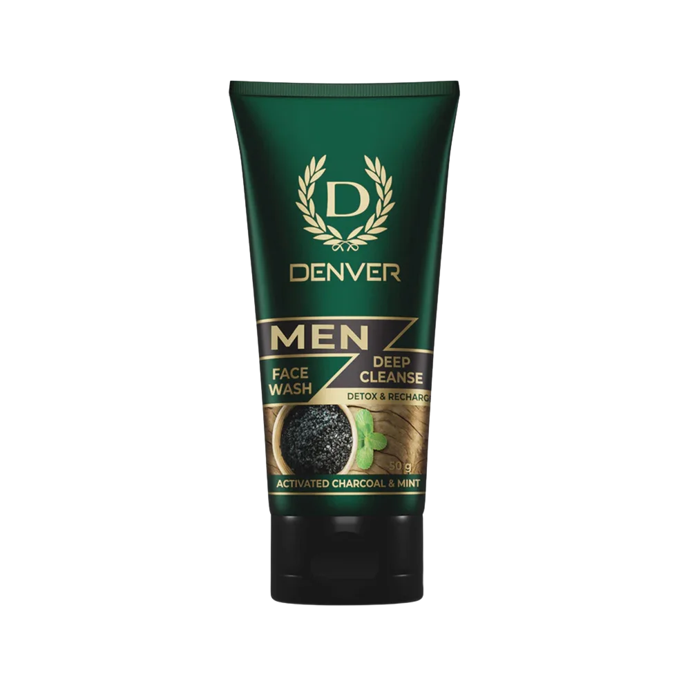 DENVER Deep Cleanse Face Wash with Activated Charcoal and Mint