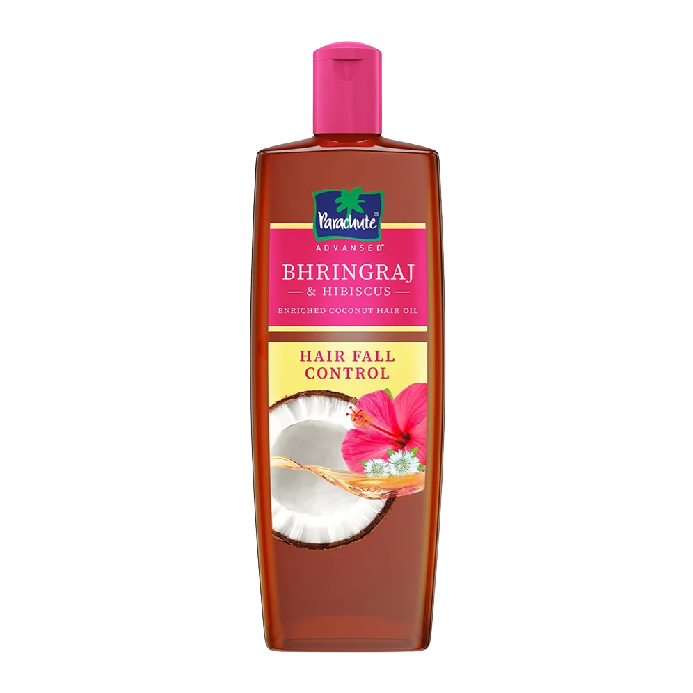 Parachute Advansed Bhringraj and Hibiscus Enriched Coconut Hair Oil for Hair Fall Control