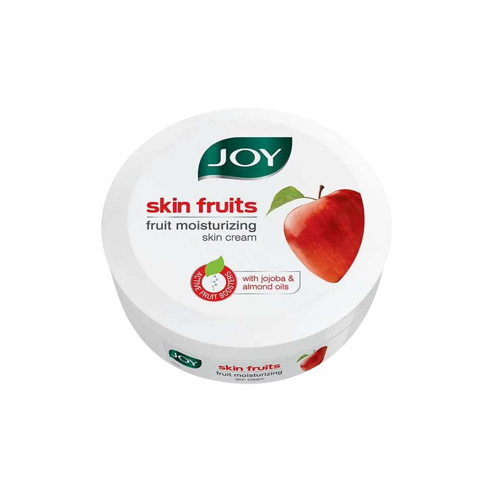 JOY Skin Fruits Glow Fruit Moisturiser Face Cream with Apple + Jojoba Oil for Glowing and Moisturised Skin