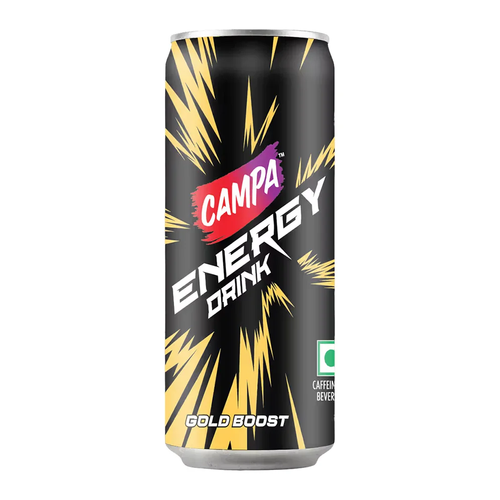 CAMPA Gold Boost Energy Drink Can