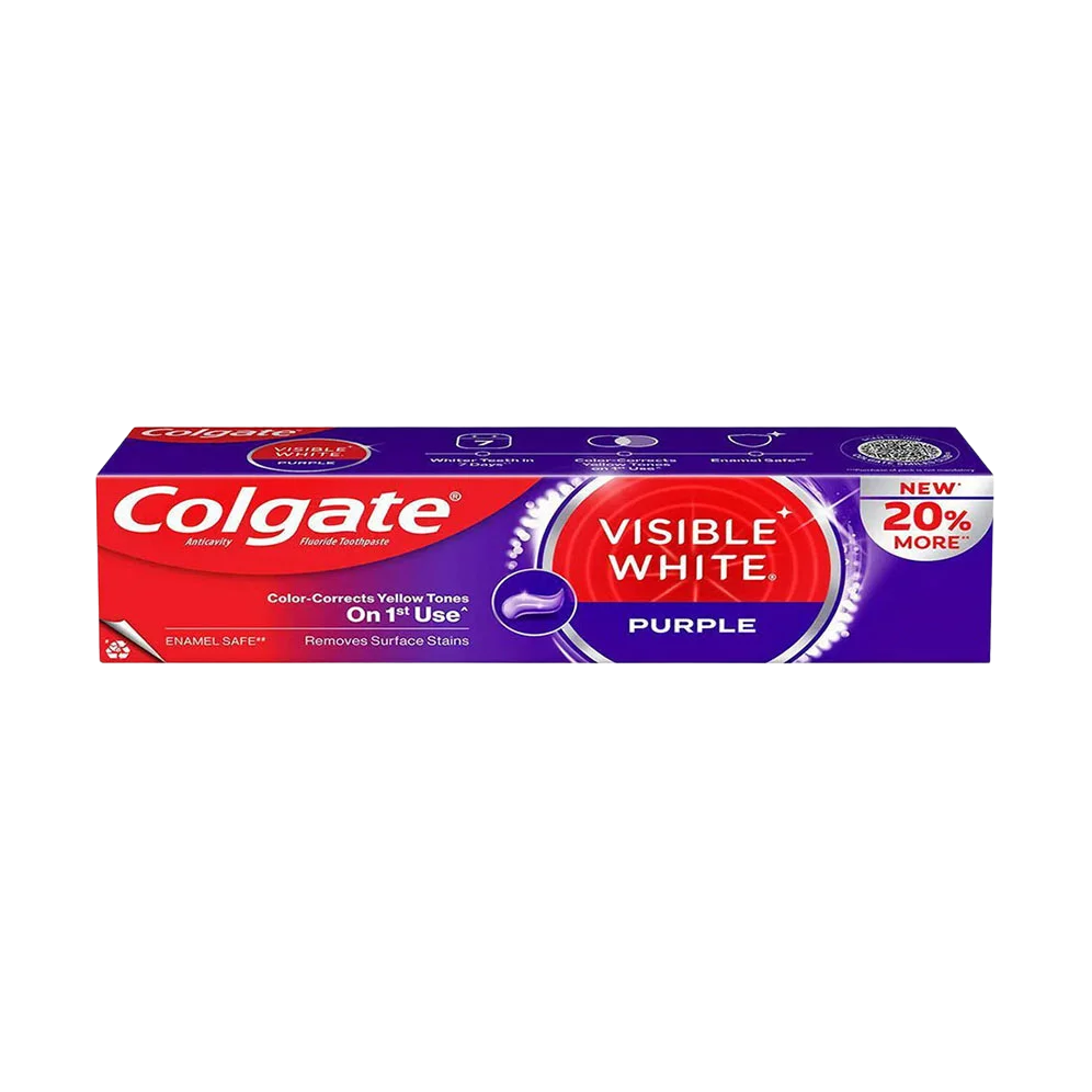 Colgate Visible White Purple Anticavity Fluoride Toothpaste